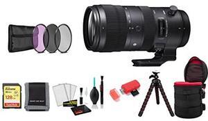 Sigma 70-200mm f/2.8 DG OS HSM Sports Lens for Canon EF with Tripod and More (International Model)