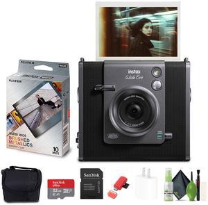 Fujifilm Instax Wide Evo Hybrid Instant Film Camera + Brushed Metallics Film