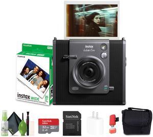 Fujifilm Instax Wide Evo Hybrid Instant Film Camera + Wide Instant Film + more