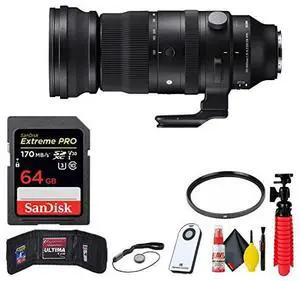 Sigma 150-600mm f/5-6.3 DG DN OS Sports Lens for Sony E + Accessories
