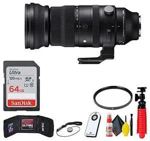 Sigma 150-600mm f/5-6.3 DG DN OS Sports Lens for Sony E W/Accessories
