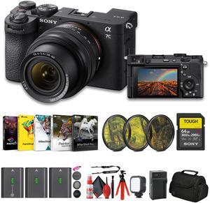 Sony a7C II Mirrorless Camera with 28-60mm Lens (ILCE-7CM2L/B) + 64GB SF-G Tough Card