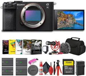 Sony Alpha 7C II Mirrorless Full-Frame Interchangeable Lens Camera (ILCE-7CM2/B)