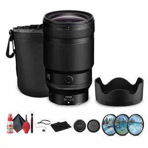 Nikon NIKKOR Z 35mm f/1.2 S Pro Lens (Nikon Z) + Lens Filter Kit + Cleaning Kit - Bundle