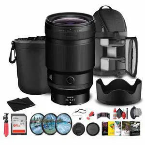Nikon NIKKOR Z 35mm f/1.2 S Pro Lens (Nikon Z) + Sling Backpack - Bundle