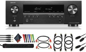Denon AVR-S570BT 5.2-Channel A/V Receiver Bundle