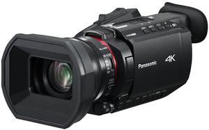 Panasonic X1600 4K Camcorder for Directors, Wide Angle Telephoto Lens with 24x Zoom, Hybrid O.I.S., 4K High-Precision AF with Face Detection, Heat Dispersing Design, Wireless Controls - HC-X1600