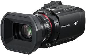 Panasonic X1200 4K Camcorder, Wide Angle Telephoto Lens with 24X Zoom, Hybrid O.I.S.,Lightweight Heat Dispersing Design, Eco Packaging - HC-X1200