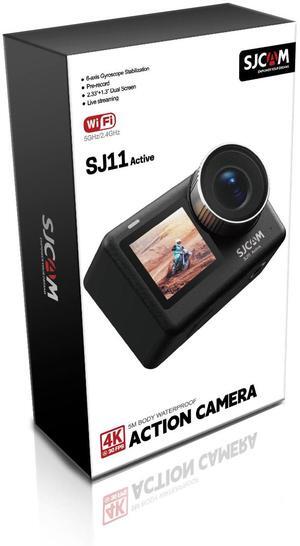 SJCAM SJ11 Active 4K 30FPS 5M Body Waterproof Action Camera 6-Axis Gyro Stabilization 2.33 Touch Screen 2.4G & 5GHz Dual WiFi Supports Live Streaming