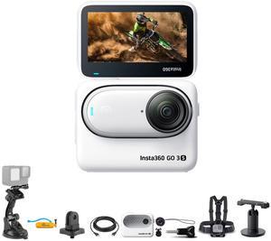 Insta360 GO 3S Small Action Camera (64GB) + 50-in-1 Accessory Kit - White
