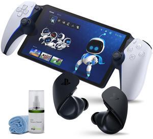 PlayStation Portal Remote Player 5 White + Sony PULSE Explore Earphones Bundle