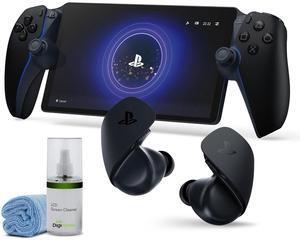 PlayStation Portal Remote Player Midnight Black + Sony PULSE Explore Earphones