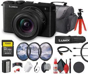 Panasonic Lumix S9 Mirrorless Camera with 18-40mm f/4.5-6.3 Lens (Black) + More