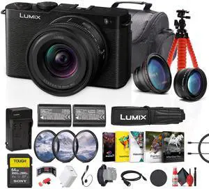Panasonic Lumix S9 Mirrorless Camera with 18-40mm f/4.5-6.3 Lens (Black) + More