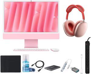 Apple iMac 24" Pink M1 Chip 8-Core GPU 256GB SSD 8GB RAM + 1TB SSD + Airpods Max