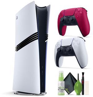 PlayStation 5 Pro Console + Sony PS5 DualSense Wireless Controller V2 (2024) Red