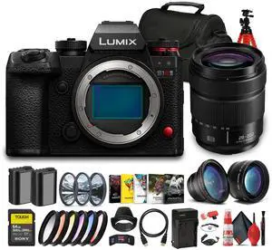 Panasonic Lumix S1R II Mirrorless Camera + More Accessory Bundle