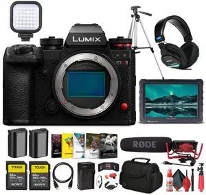 Panasonic Lumix S1R II Mirrorless Camera + More Accessory Bundle