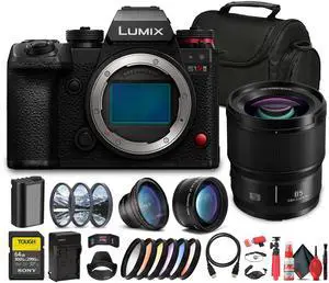 Panasonic Lumix S1R II Mirrorless Camera + More Accessory Bundle