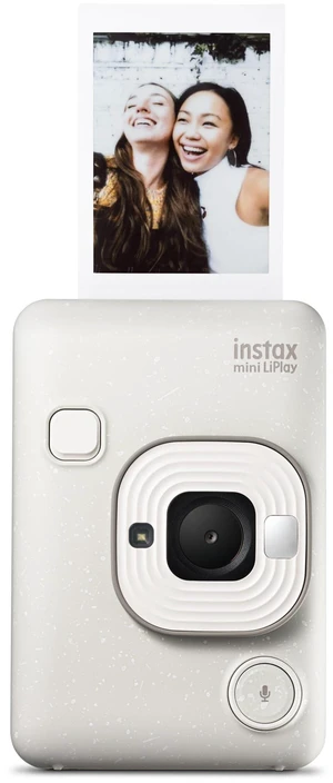 INSTAX Mini LIPLAY Hybrid Instant Camera - Misty White INSTAX Mini LIPLAY Hybrid Instant Camera - Misty White