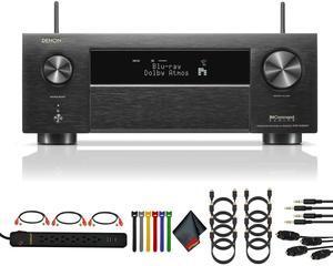 Denon AVR-X4800H 9.4-Channel Network A/V Receiver Bundle