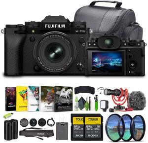 Fujifilm X-T5 Mirrorless Camera With XF 16-50mm f/2.8-4.8 Black Lens Bundle