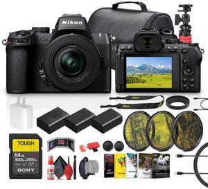 Nikon Z50 II Compact Mirrorless Camera with Nikon NIKKOR Z DX 16-50mm VR Lens + More