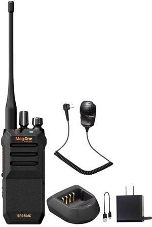 Motorola BPR50dX 64-Channel Two-Way VHF Business Radio (BPR50dX-V) + Mic