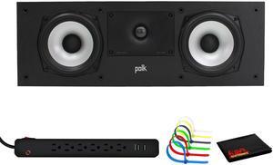 Polk Audio Monitor XT30 Two-Way Center Channel Speaker Bundle