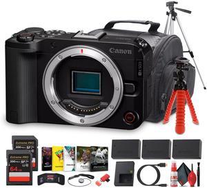 Canon EOS R50 V Mirrorless Camera | 24.2MP, 4K60p, Flip Screen, Dual Pixel AF - Bundle