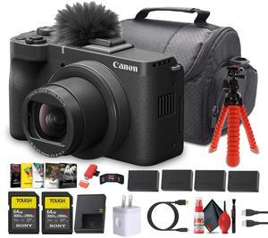 Canon PowerShot V1 4K Camera | 1-Inch Sensor, Flip Screen, Face Tracking - Bundle