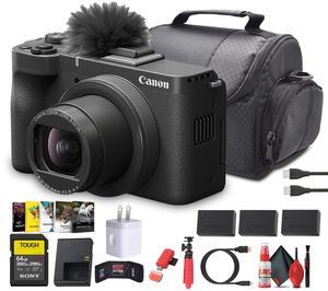Canon PowerShot V1 4K Camera | 1-Inch Sensor, Flip Screen, Face Tracking - Bundle