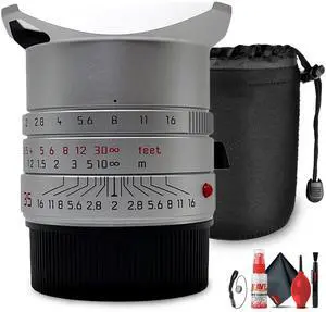 Leica Summicron-M 35mm f/2 ASPH Lens | M-Mount, Classic Wide-Angle Prime - Bundle