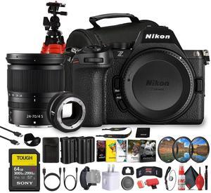 Nikon Z5 II Mirrorless Camera with 24-70mm f/4 S Lens | Full-Frame, 4K UHD + More