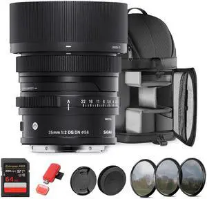 Sigma 35mm f/2 DG DN Sony E Bundle