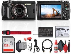 Olympus Tough TG-6 Digital Camera (Black) Bundle