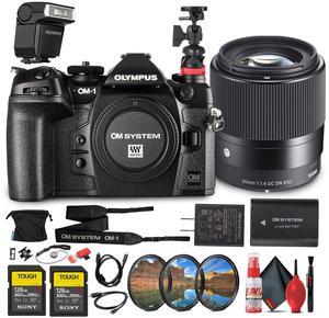 OM SYSTEM OM-1 Mirrorless Camera Bundle