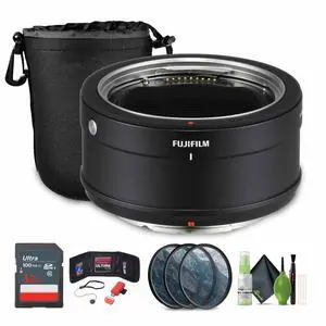FUJIFILM H Mount Adapter G, 32GB Memory Card, Bundle