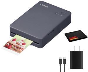 Canon SELPHY QX20 Compact Printer (Dark Gray) and More Bundle