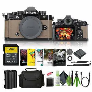 Nikon Zf with 24.5MP Sensor and 4K Video Recording Mirrorless Camera Bundle