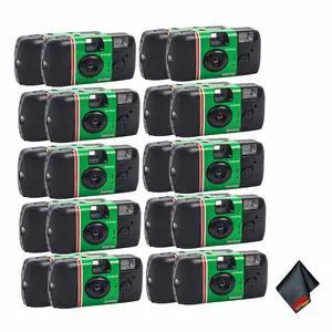 10xFUJIFILM QuickSnap Flash 400 Disposable Camera (27 Exposures, 2-Pack), Bundle