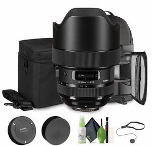 Sigma 14-24mm f/2.8 DG HSM Art Lens Nikon F Bundle