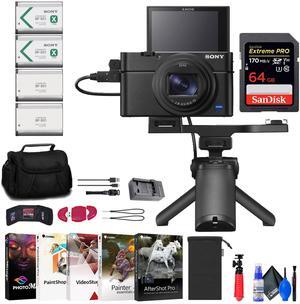 Sony Cyber-shot DSC-RX100 VII Digital Camera with Shooting Grip Kit + More