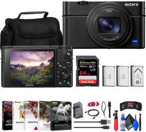 Sony Cyber-shot DSC-RX100 VII Digital Camera + 64GB Card + Case + More
