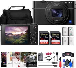 Sony Cyber-shot DSC-RX100 VII Digital Camera + 2 x 64GB Card + More