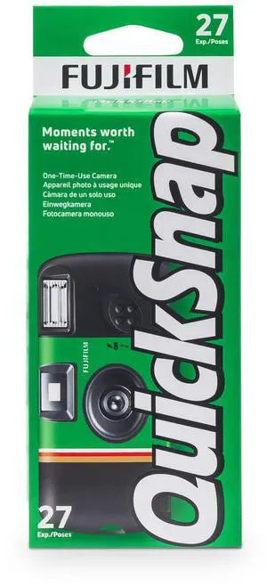 Fujifilm QuickSnap Flash 400 One-Time-Use Camera - 27 Exposures