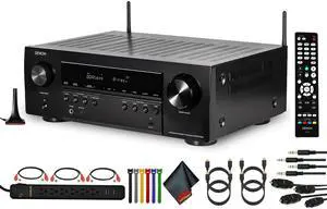 Denon S-Series AVR-S770H 7.2-Channel Network A/V Receiver Bundle