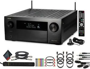 Denon AVR-A1H 15.4-Channel Network A/V Receiver Bundle