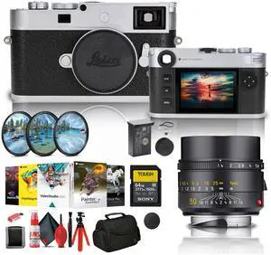 Leica M11-P Rangefinder Camera (Silver) (202-14) + Leica 50mm f/1.4 Lens Bundle