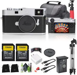 Leica M11-P Rangefinder Camera (Silver) Bundle
